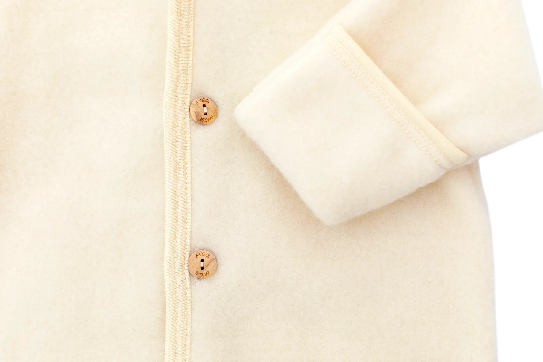 Felted Wool Babysuit - Hooded