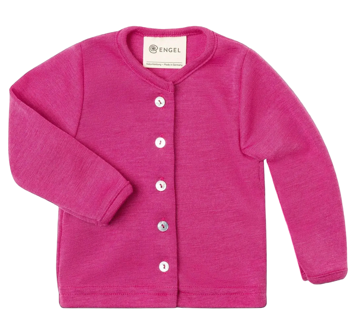 Cardigan i uld og silke