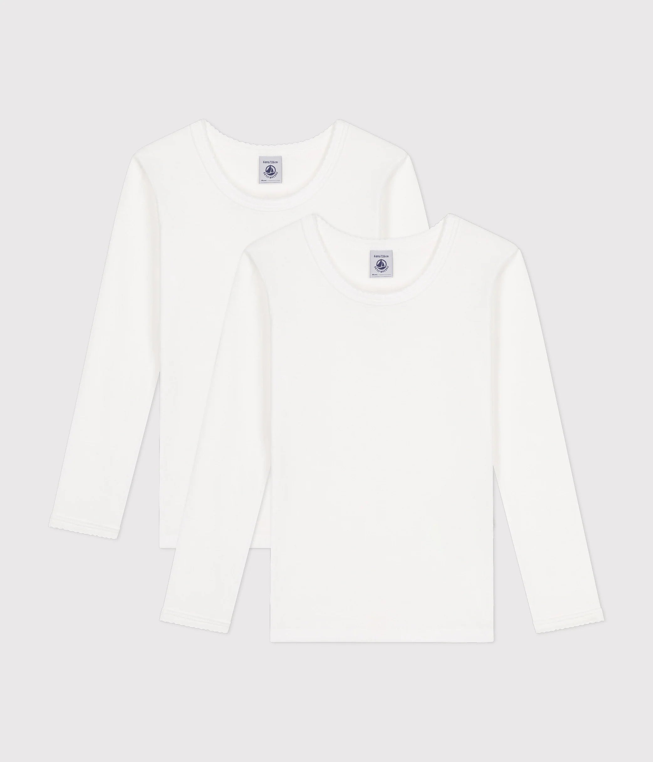 2-pak langærmet t-shirt - drenge