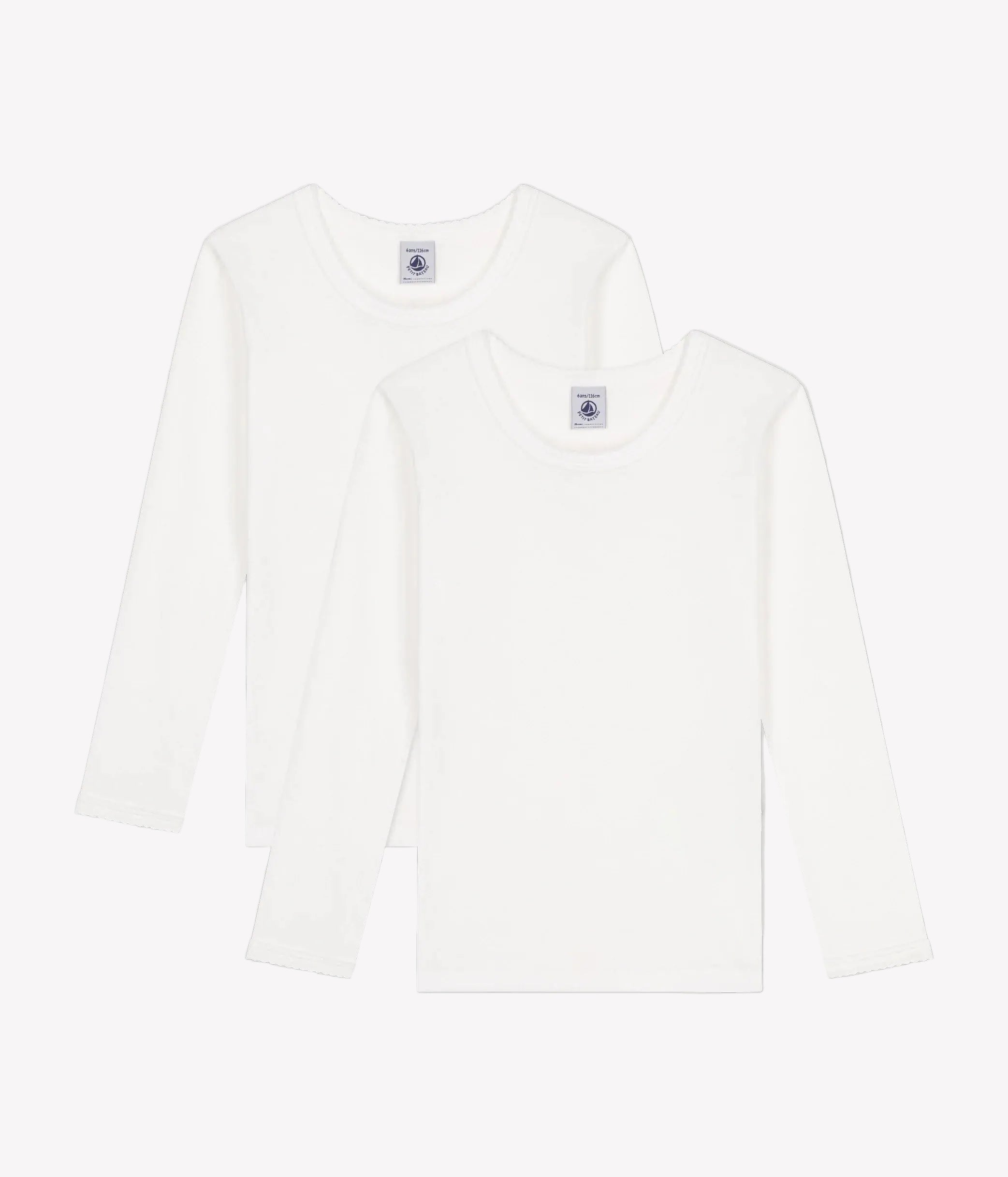 2-pak langærmet t-shirt - drenge