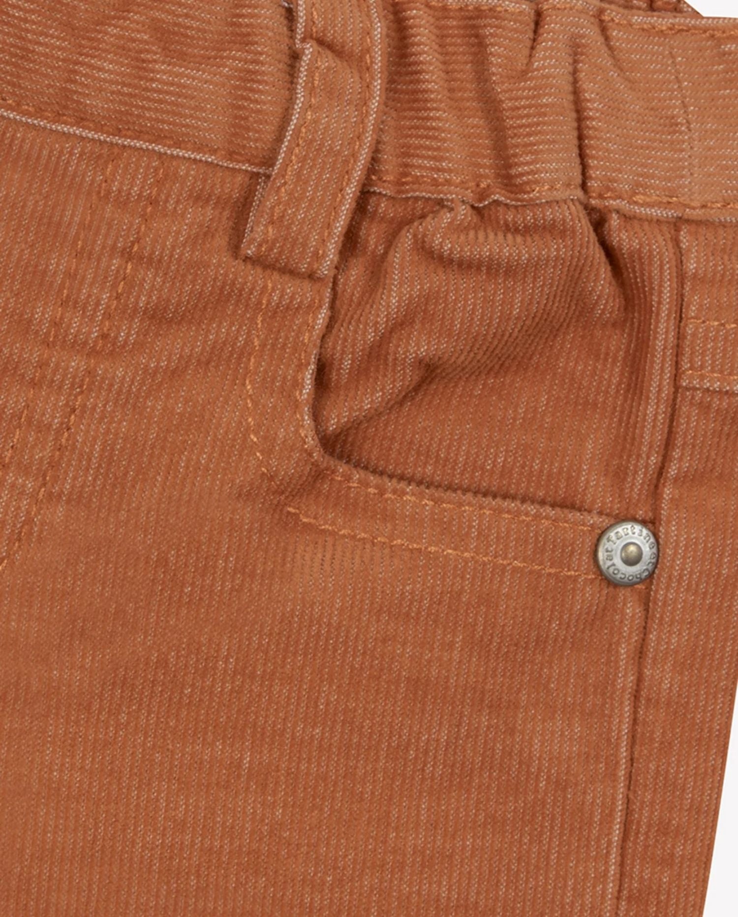 Rust Corduroy Trousers - CO LABEL