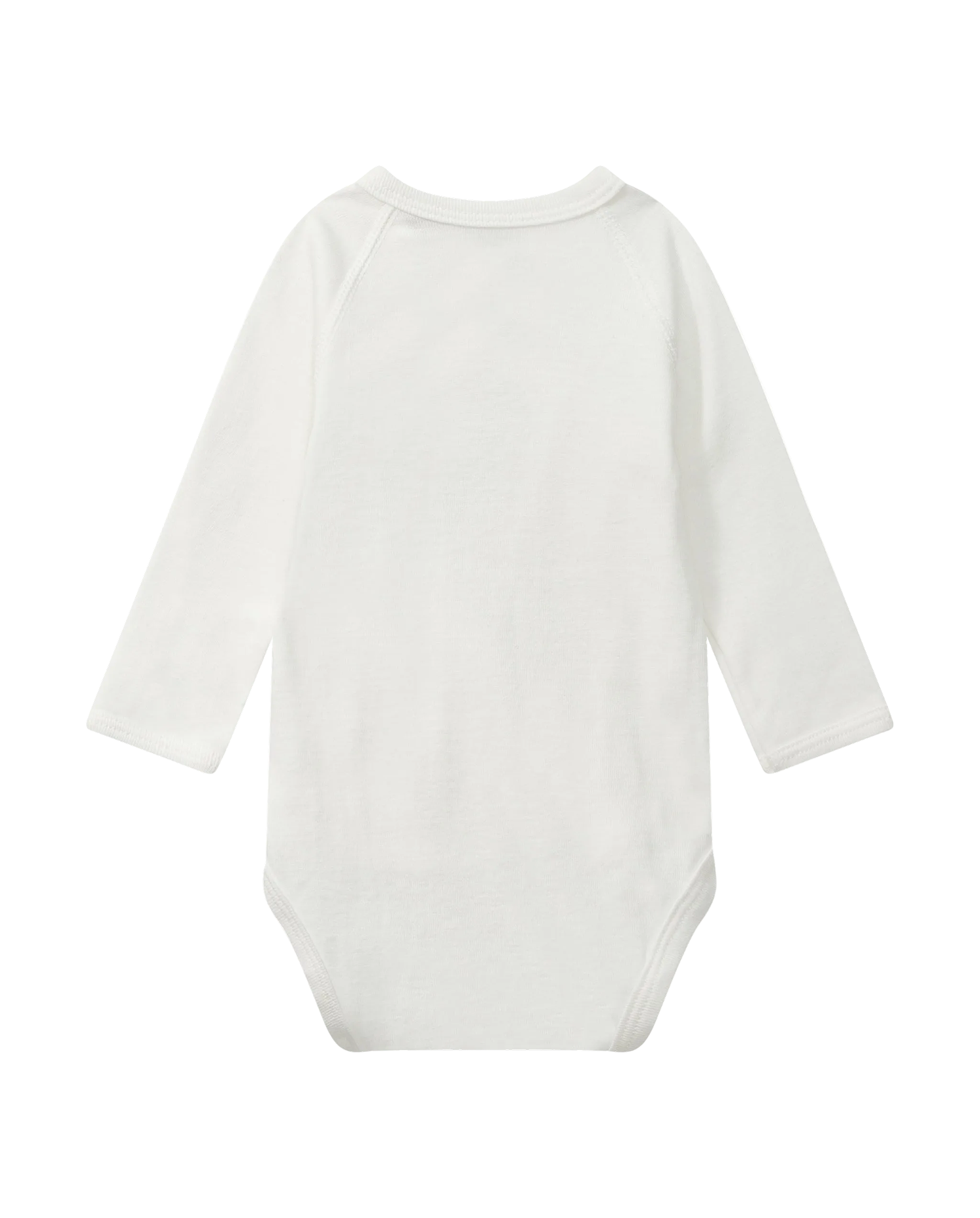 Langærmet crossover body - blå hval