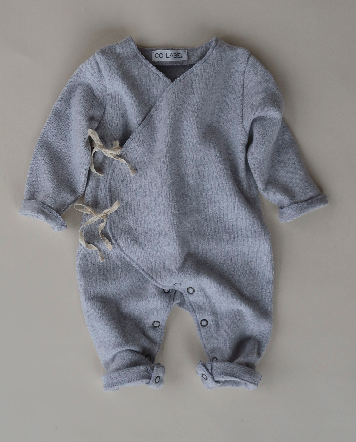 grey melange babysuit