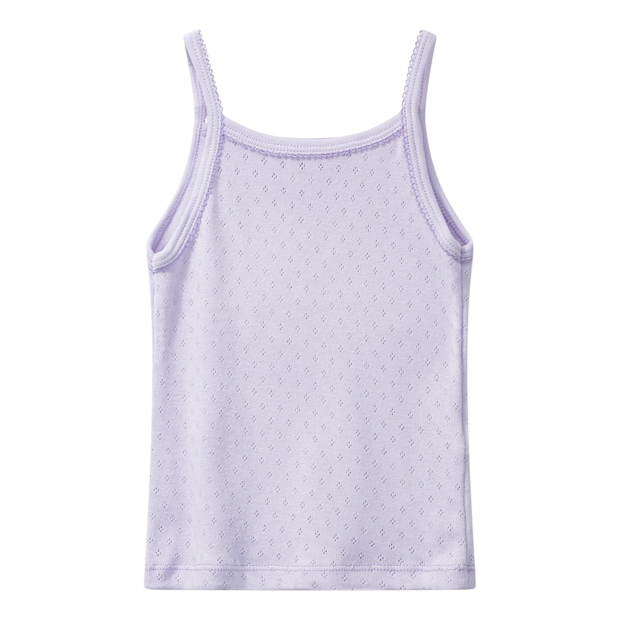 Pointelle undertrøje - lavendel