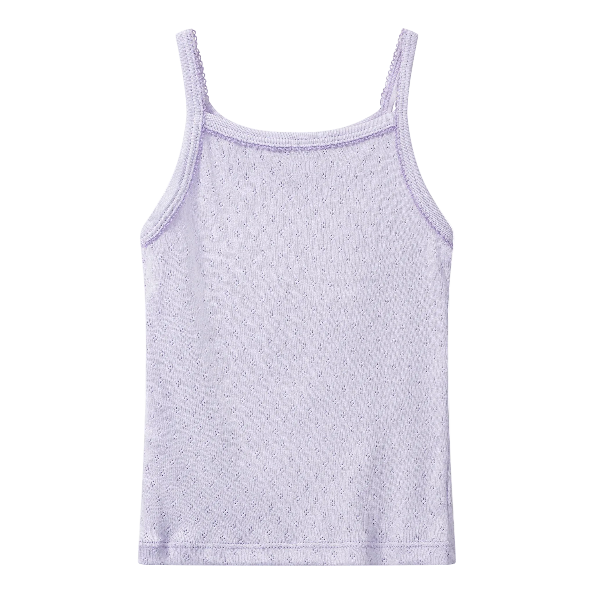 Pointelle undertrøje - lavendel