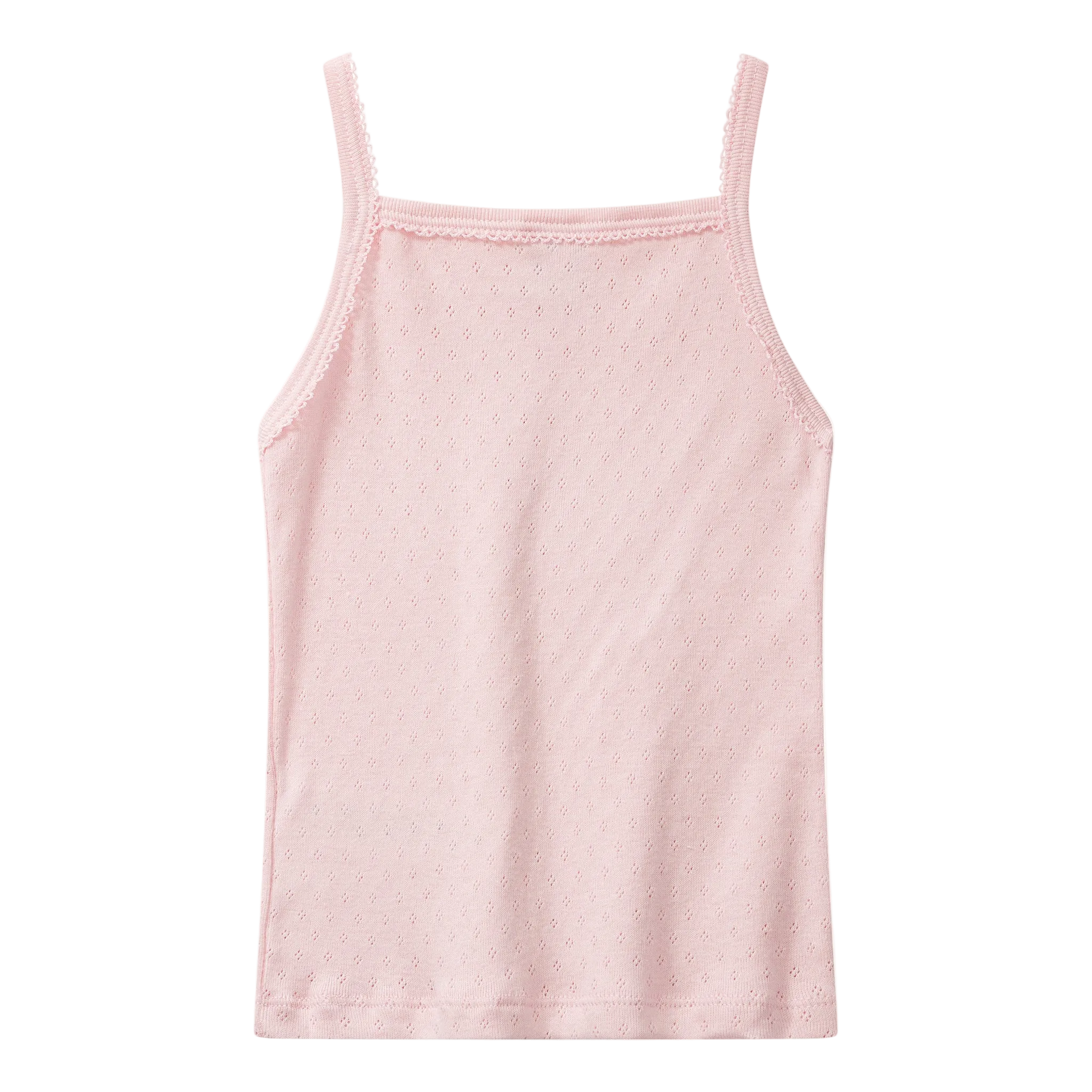 Pointelle undertrøje - rose