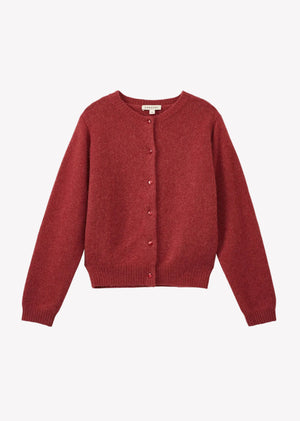 Rosa Cashmere Cardigan i Rose fra CARAMEL