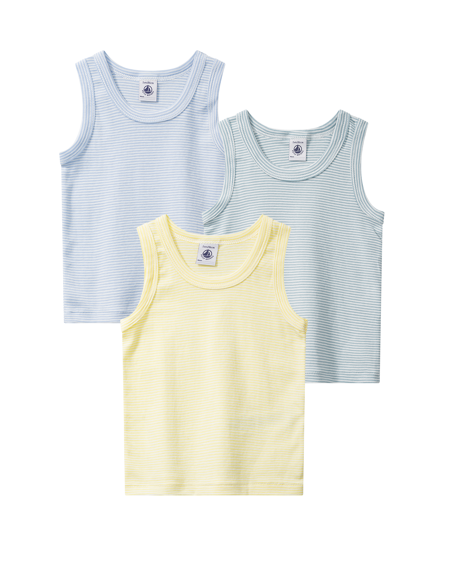 3-pak tanktop undertrøje