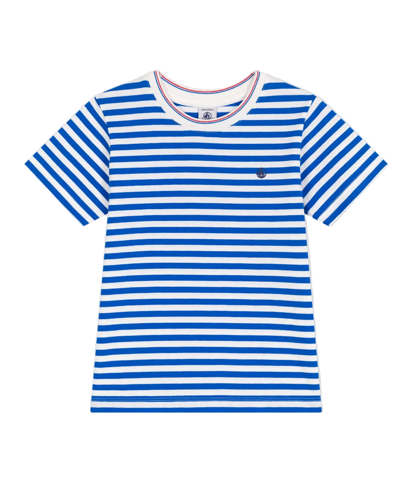 Blå/hvid stribe T-Shirt