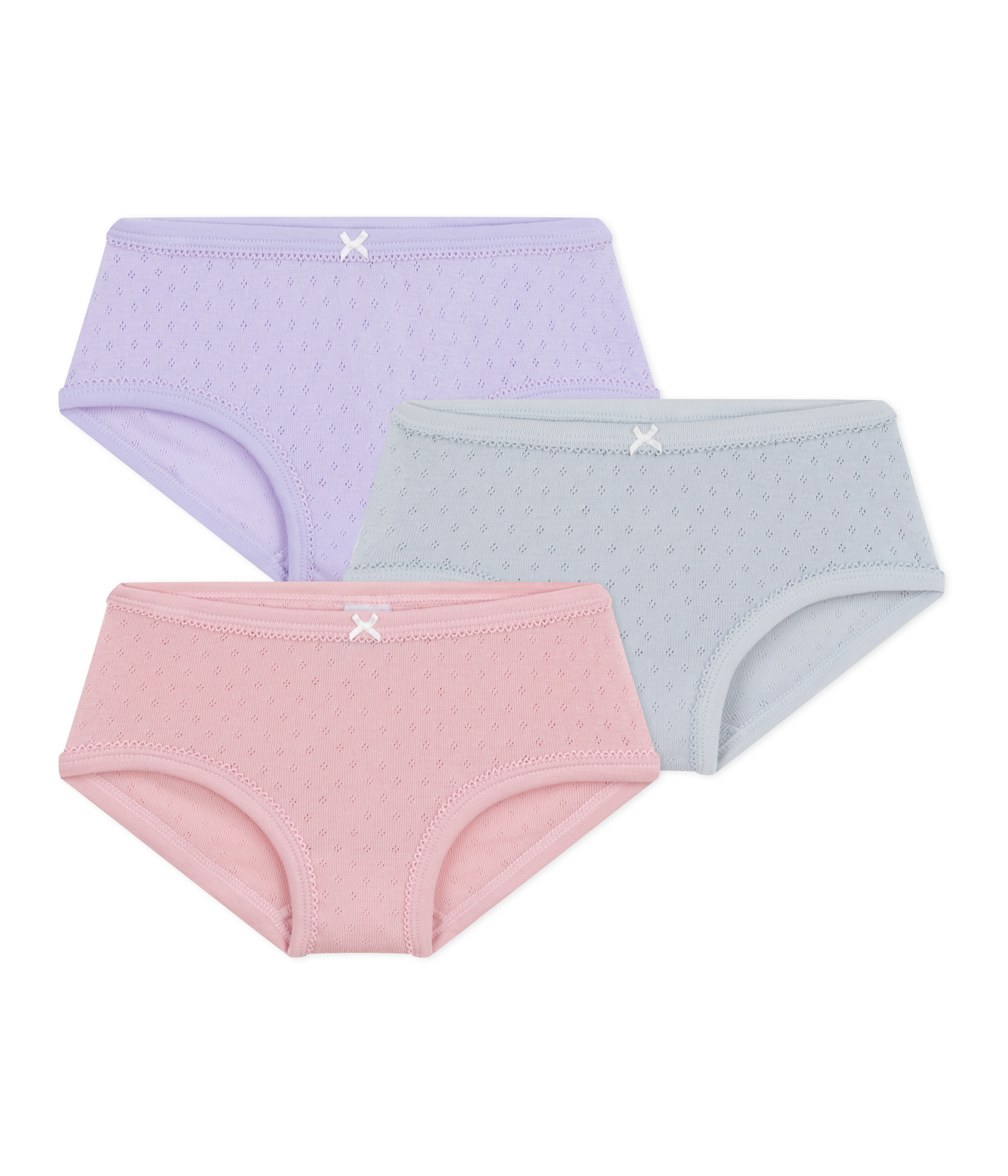 3 pakke underbukser - pointelle