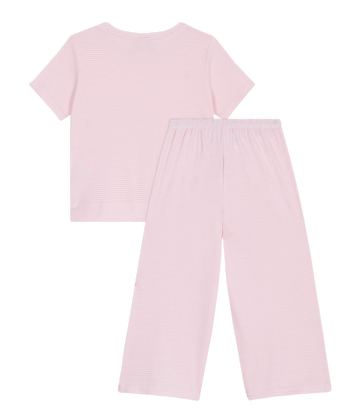 Pink Stripe Pyjama Set