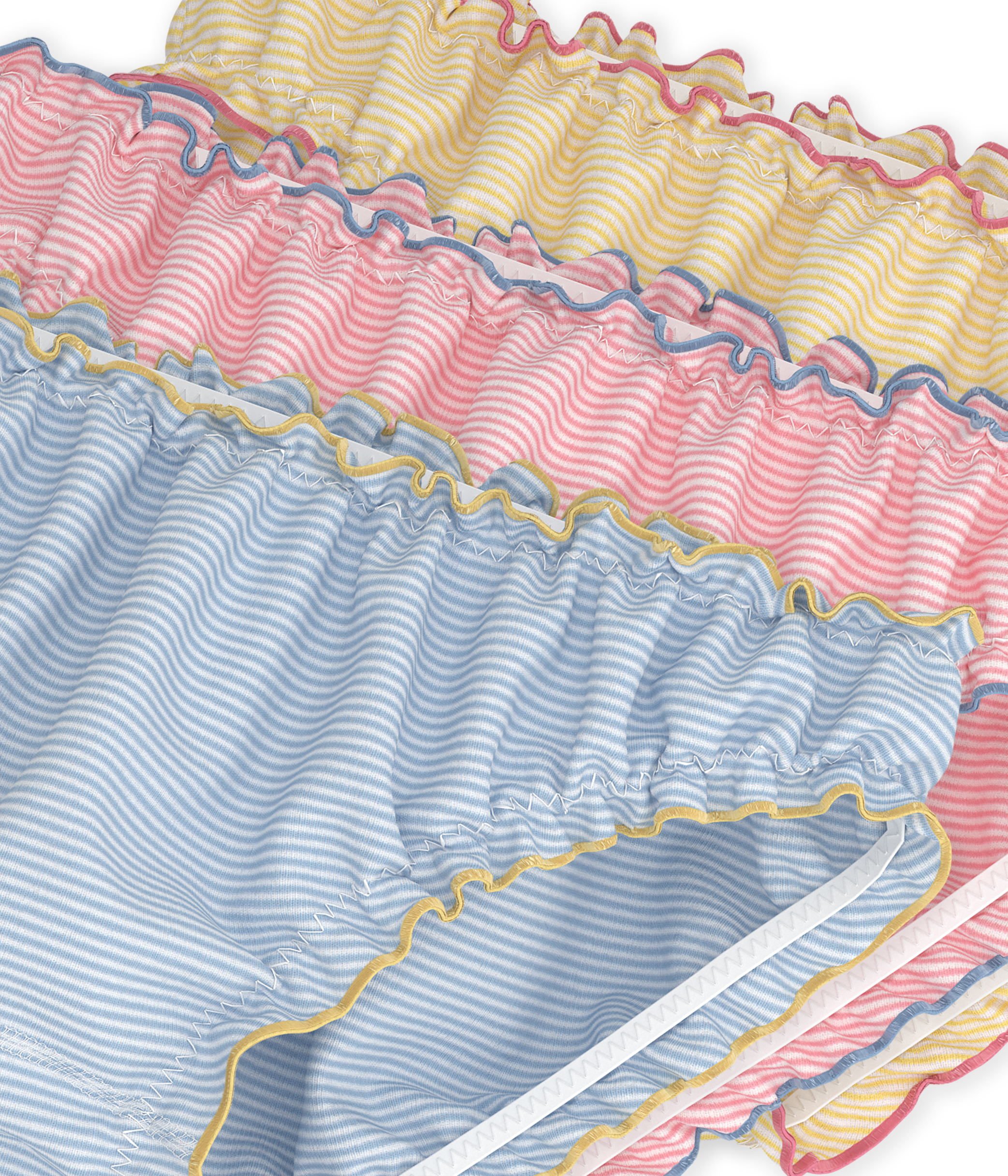 3-pakke stribede underbukser