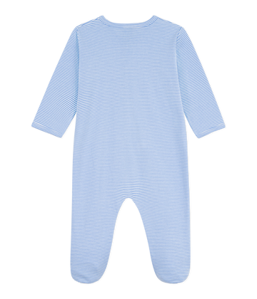 Blue Striped Sleepsuit