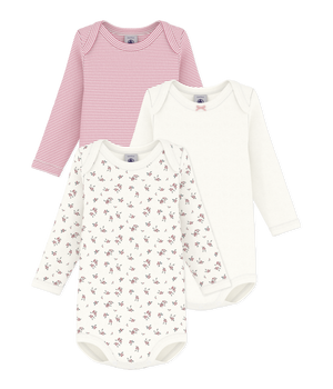 3-pak langærmet body