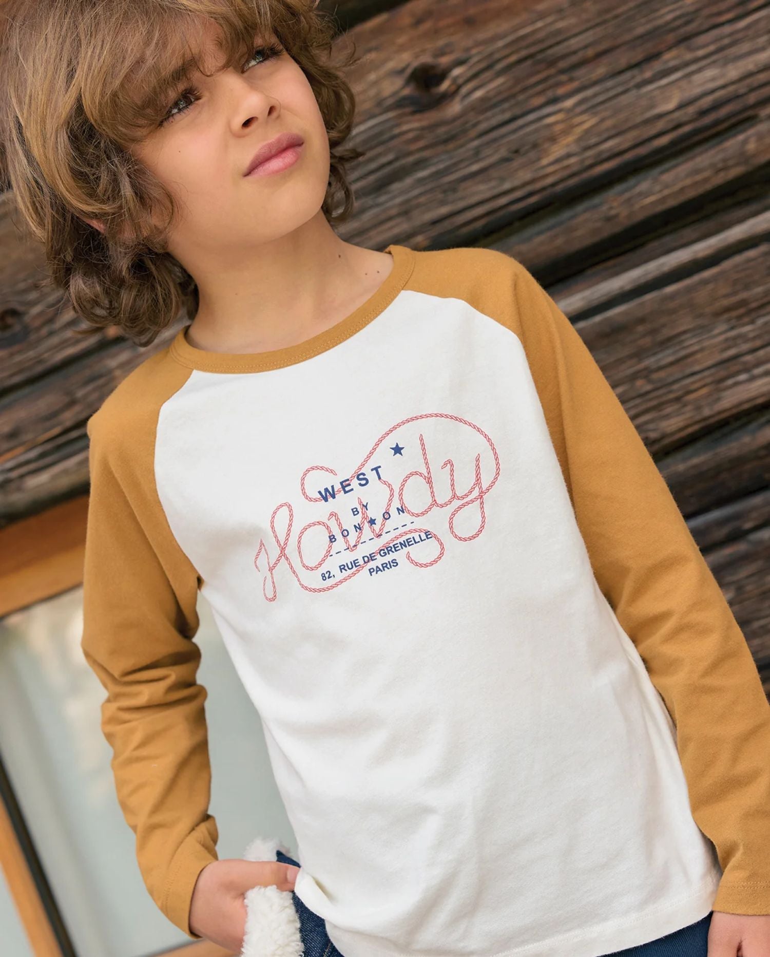 Tipi Howdy Long‑Sleeve Tee - CO LABEL