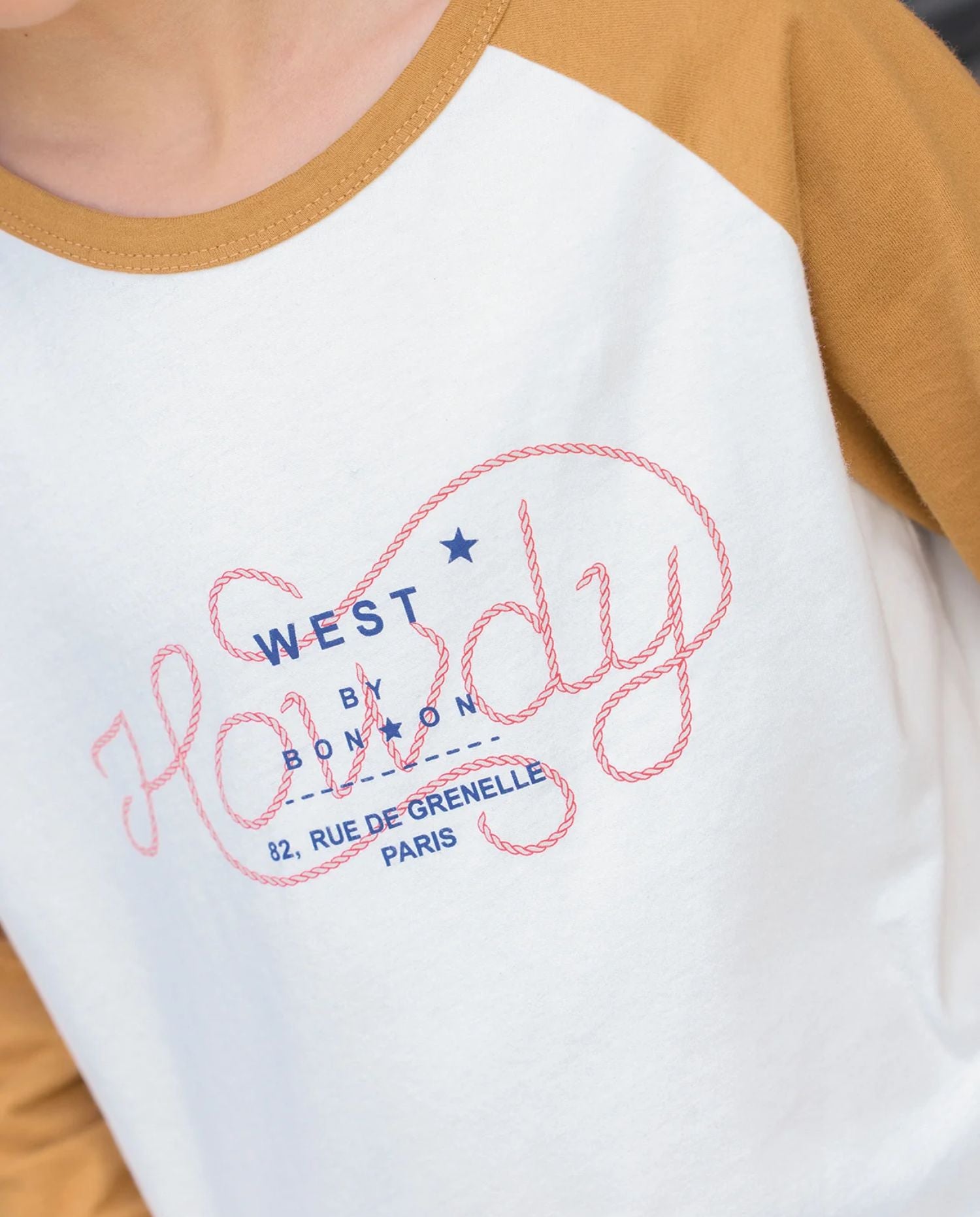 Tipi Howdy Long‑Sleeve Tee - CO LABEL