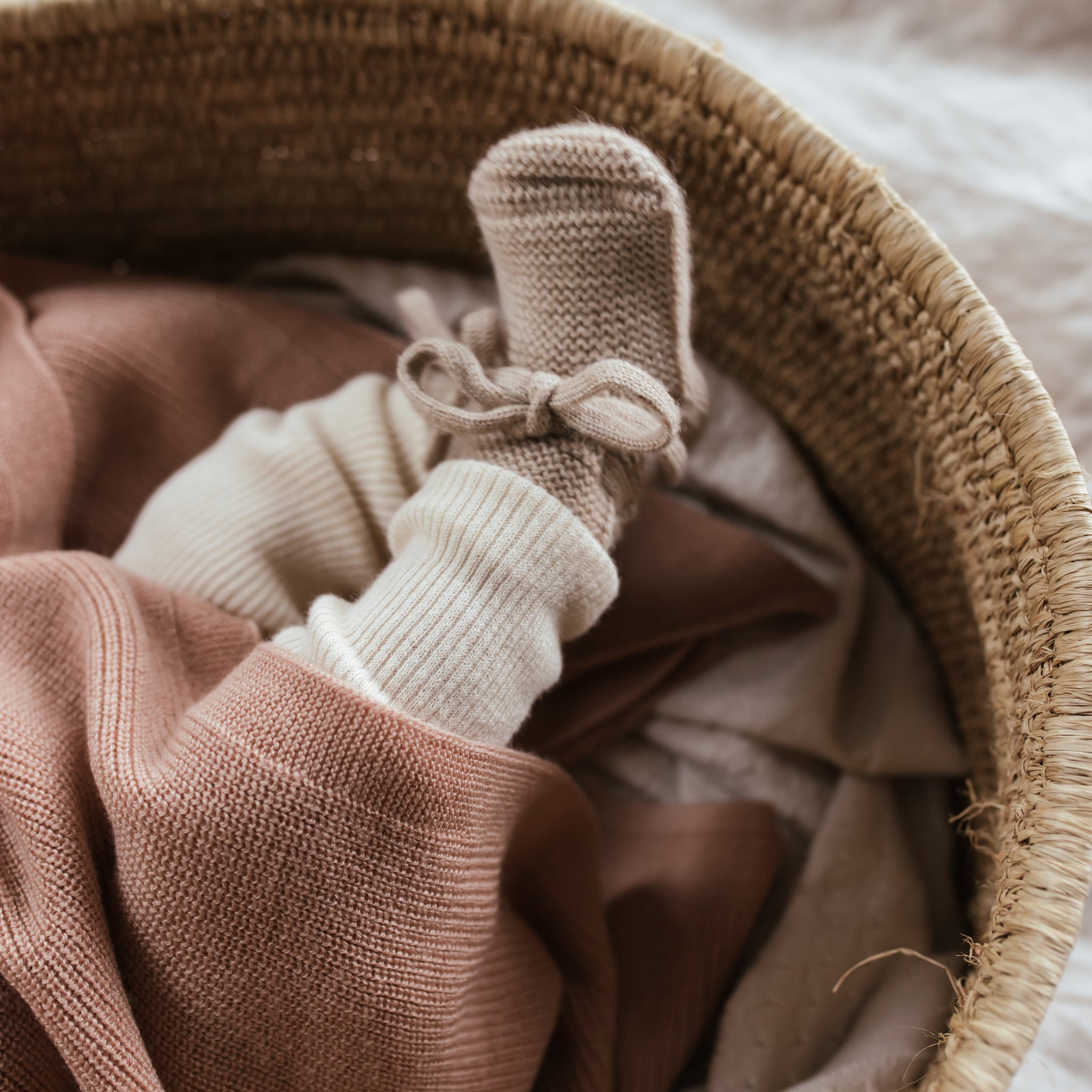 Hvid Knit Booties