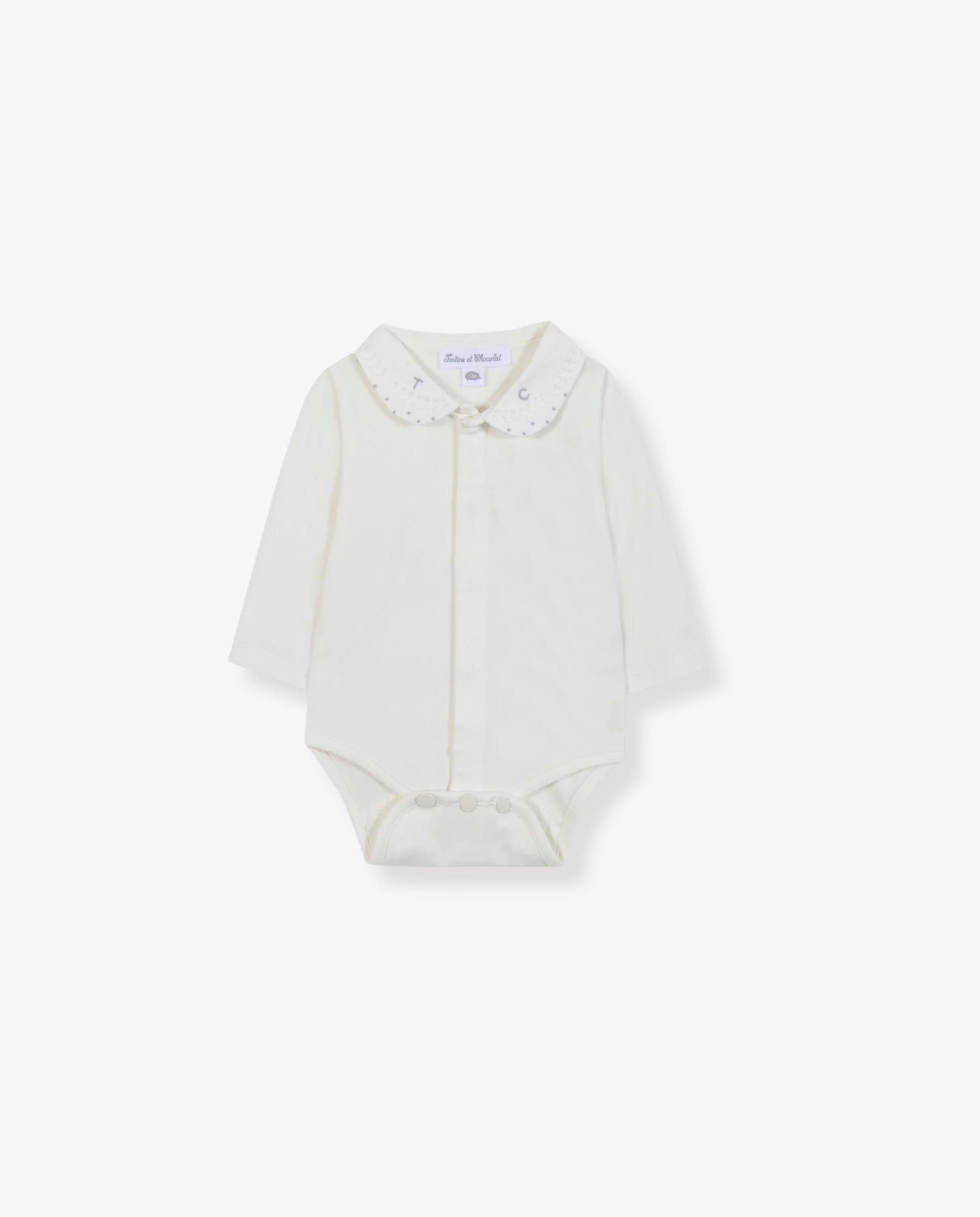 Collared Rib Bodysuit - CO LABEL