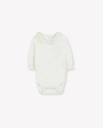 Eyelet-Collar Bodysuit