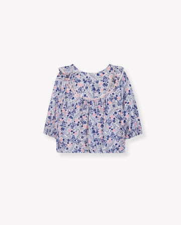 Bleuet Floral Blouse