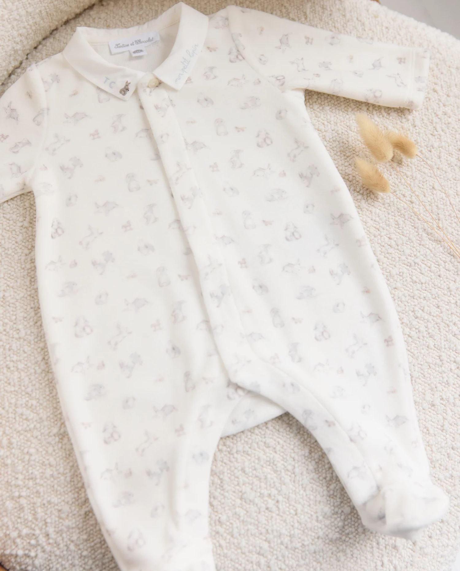 Rabbit Print Pyjama - CO LABEL