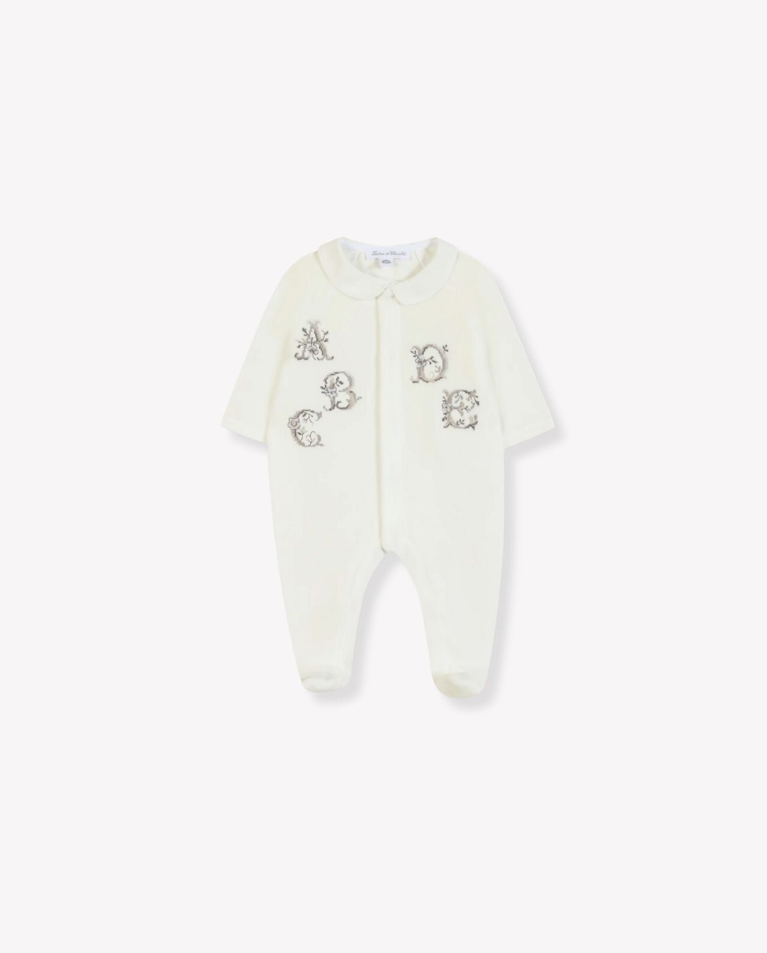 Alphabet Velour Pyjama