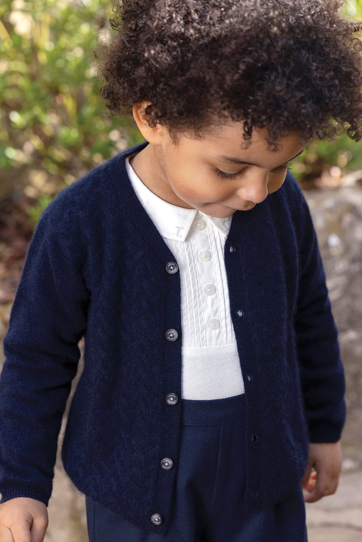 Cashmere Cardigan m. Snoninger