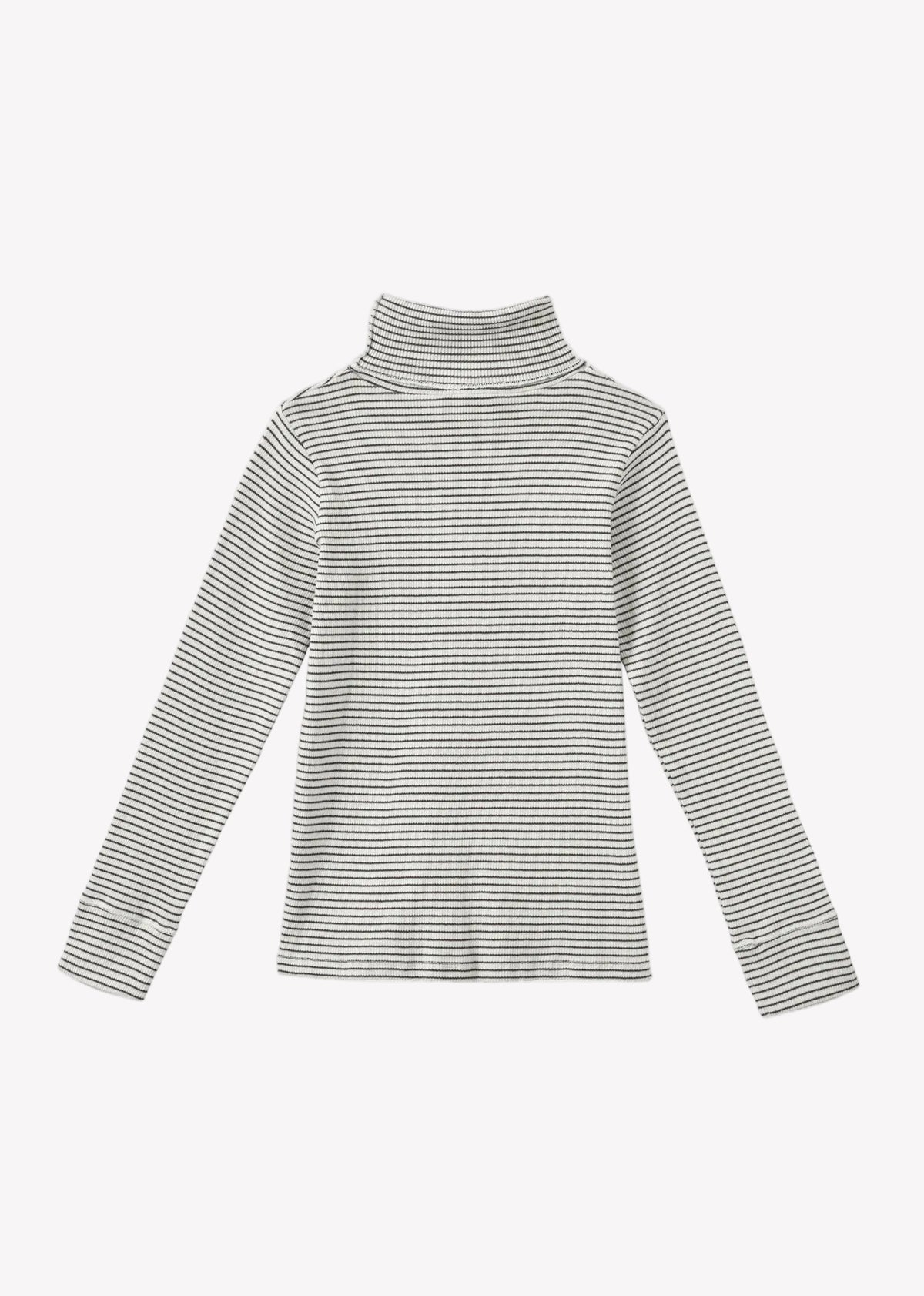 Claro Rullekrave i Navy / Cream Stripe fra CARAMEL, bagfra