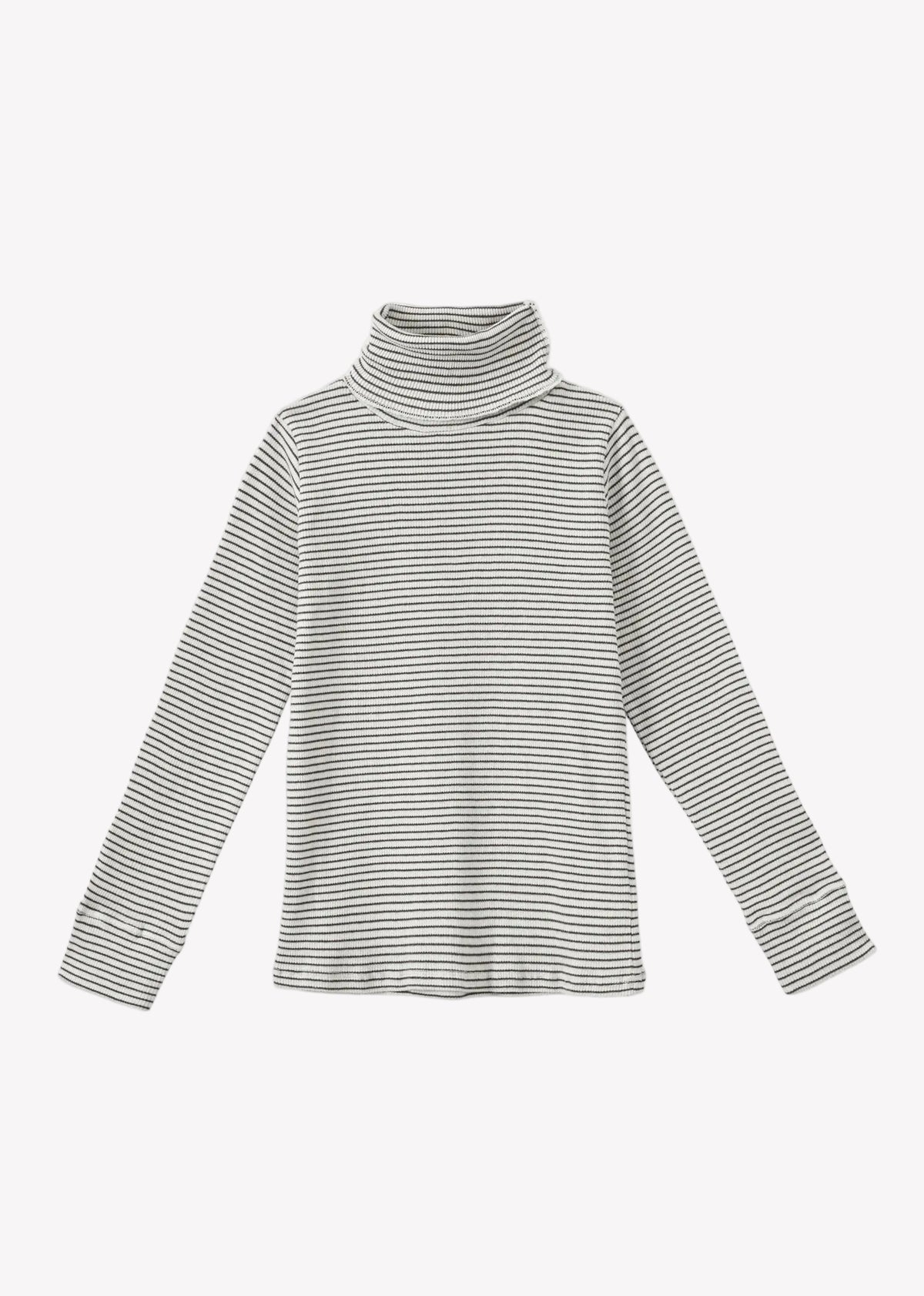 Claro Rullekrave i Navy / Cream Stripe fra CARAMEL, forfra