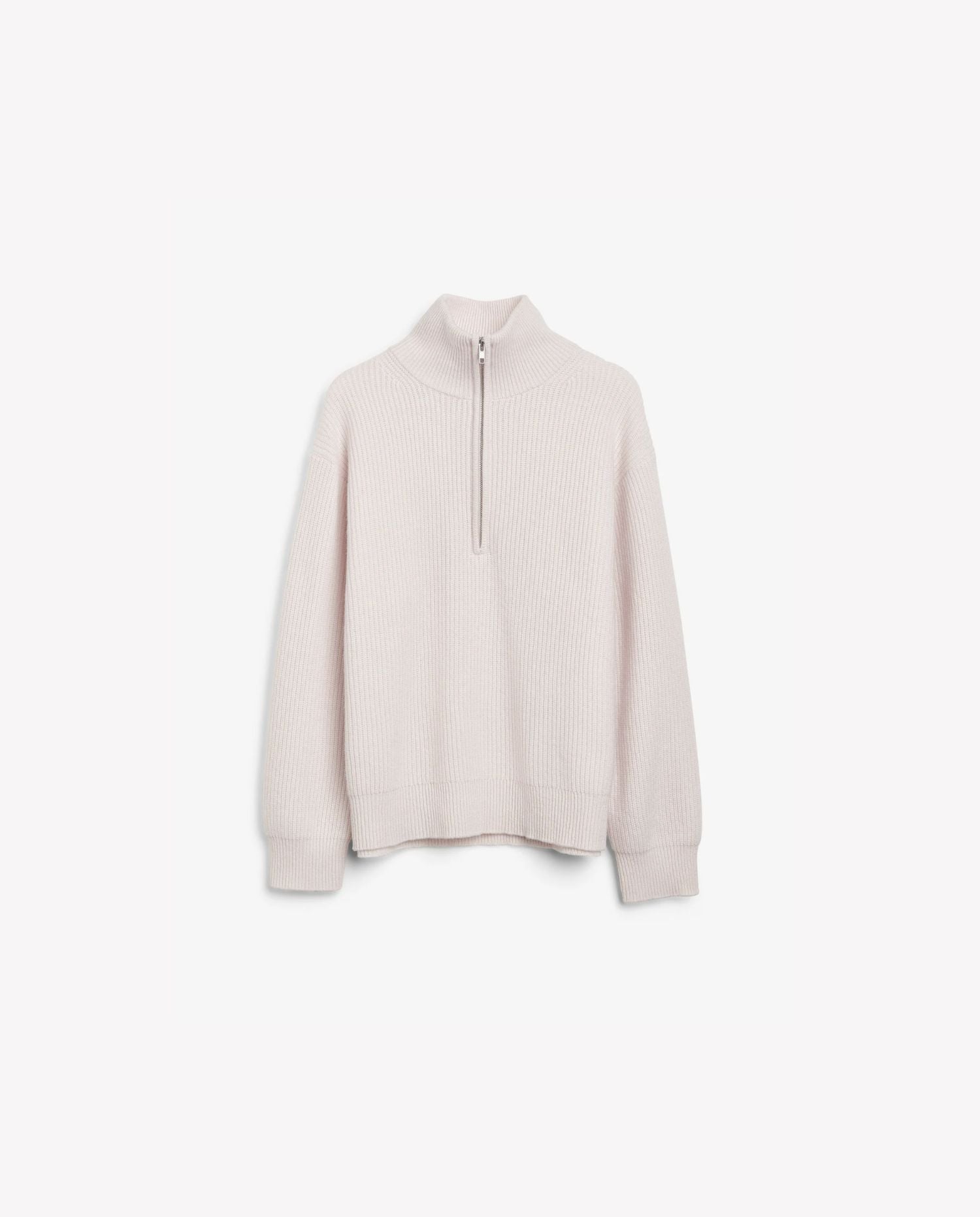 Premium Rib Zip Turtleneck