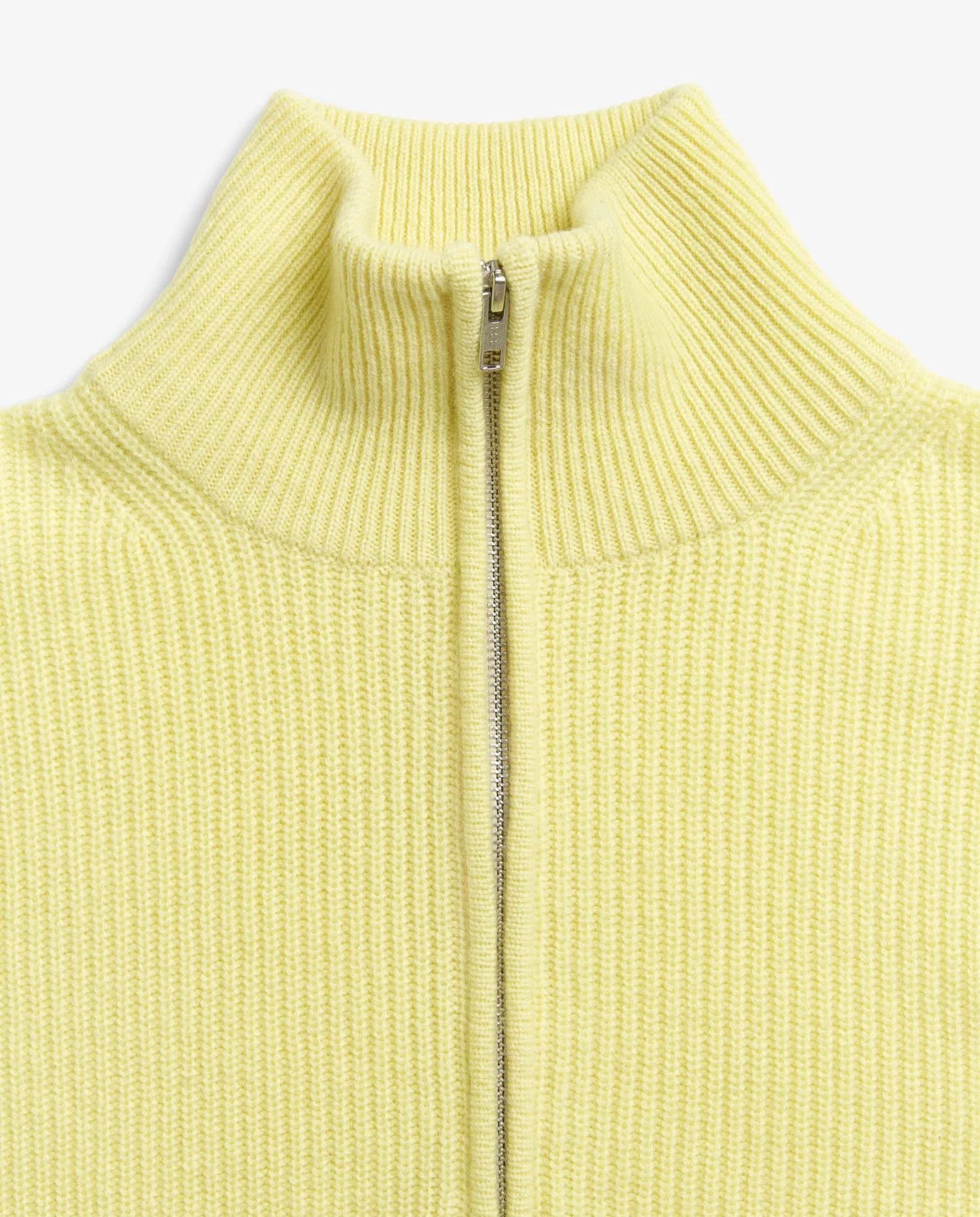 Premium Rib Zip Turtleneck - CO LABEL