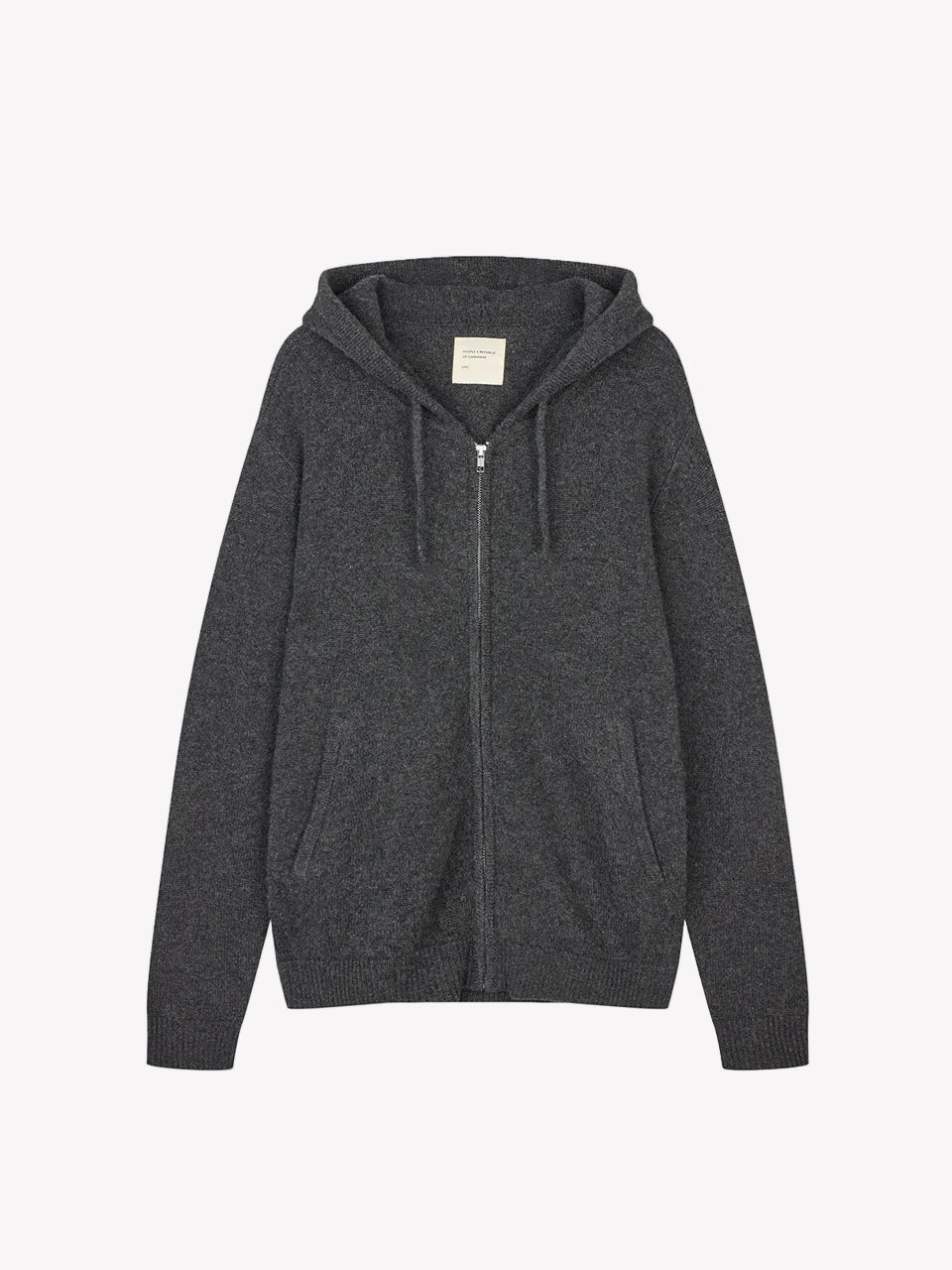 Premium Original Zip Hoodie – Dark Grey
