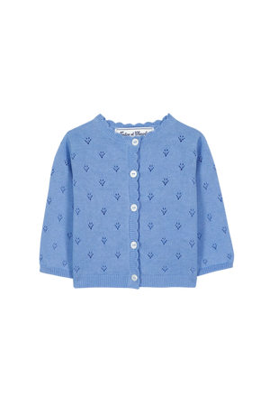 Cardigan m. hulmønster