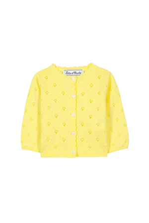 Cardigan m. hulmønster