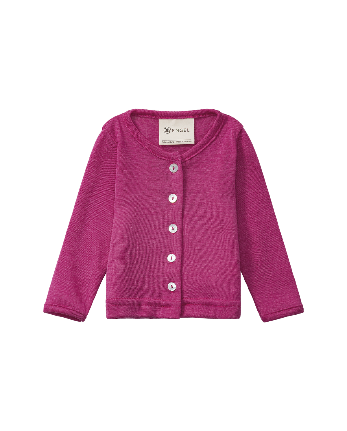 Cardigan i uld og silke