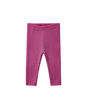 Leggings i uld og silke