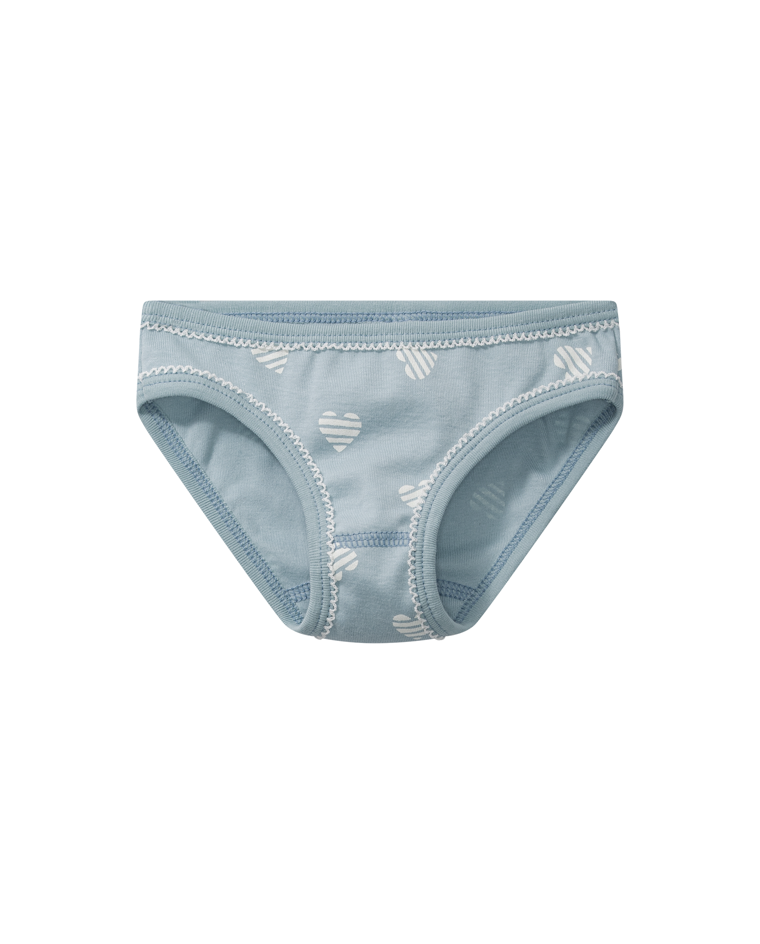 Trusser - sea blue med hjerter
