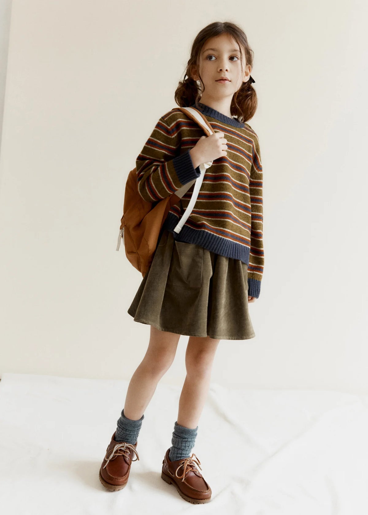 Myla Skirt i Golden Green fra CARAMEL