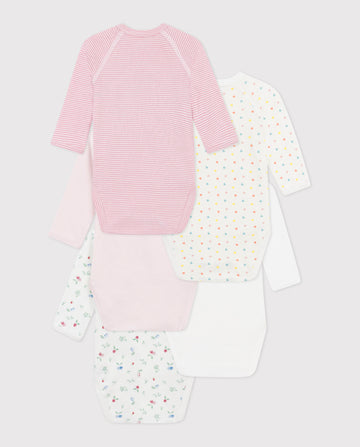 PETIT BATEAU 5-PACK BODY PINK