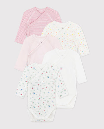 PETIT BATEAU 5-PACK BODY PINK