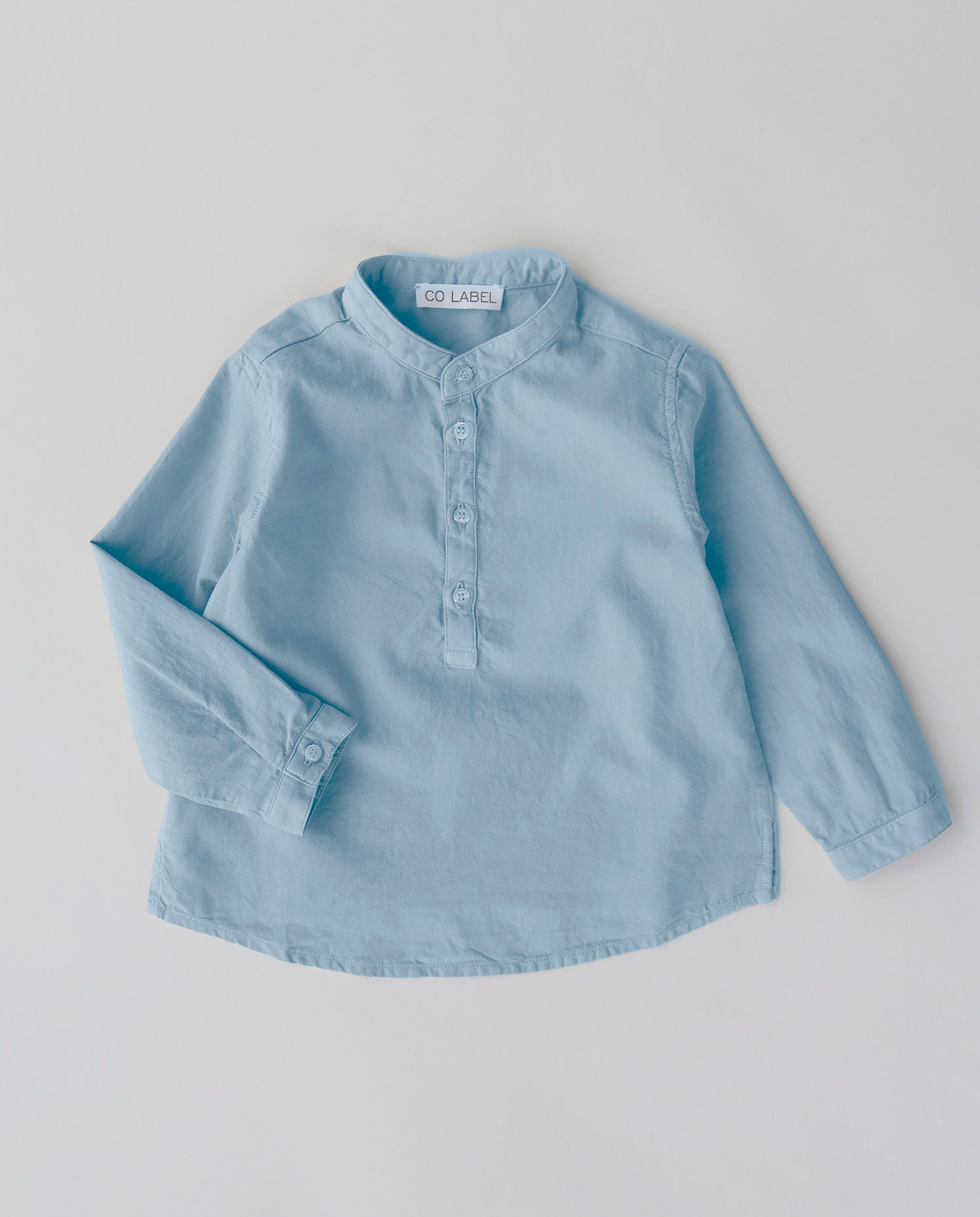 cotton shirt kids blue